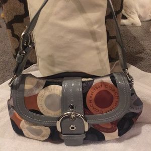Coach purse - multi color